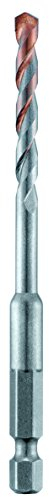 alpen 25200500100 Hartmetall-Dachziegelbohrer Profi Dach, ¼“ Sechskant-Schaft, ∅ 5 mm, L1 100 mm, L2 39 mm, 5.0 mm