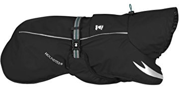 Hurtta Torrent Coat Hunde-Regenmantel, Rabe, 66 cm