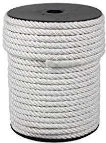 Cofan 08101041A Cuerdas de Nylon Mate de 3 Cabos, 6 mm x 100 m