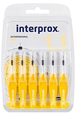 Interprox Interdentalbürsten gelb mini 6 Stück, 3er Pack (3x 6 Stück)