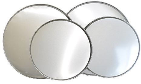 Range Kleen Silver, Round, Stove Burner Covers - Set of 4