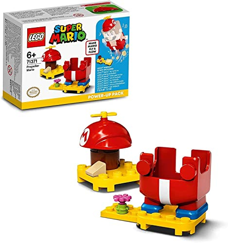 LEGO 71371 Super Mario Propeller-Mario - Anzug, Power-Up Pack Erweiterungsset, Fly & Flow Kostüm