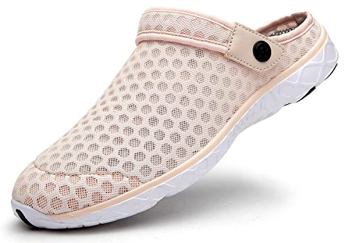 Män kvinnor andningsbara nättofflor strandsandaler trädgårdskoskor ihåliga utomhussporter vardagliga sommarskor flip-flops
