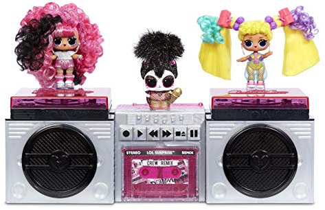 L.O.L. Surprise! LOL Surprise Remix Pets , Coleccionable , 9 Sorpresas con Cabello Real, Accesorios y Letras de Canciones Sorpresa