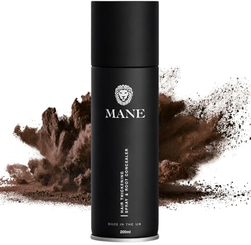 Mane 200 ml (Dark Brown) Mane Hair Thickening Spray direct from the manufacturer