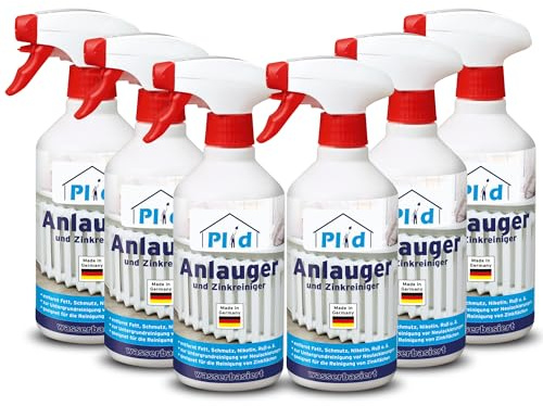 plid® Anlauger & Zinkreiniger - [IDEALE - UNTERGRUNDREINIGUNG] - Fliesenreiniger - Macht alle Untergründe für Neuanstriche haftfähig, griffig und gründlich sauber- Made in Germany 3l