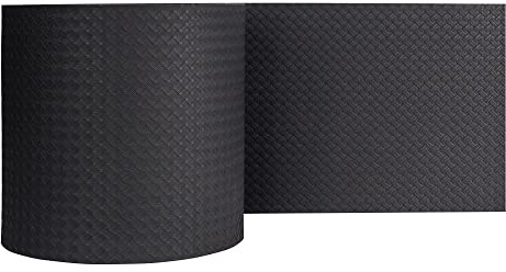 FORTENA Zaun Sichtschutzstreifen Polypropylen – 26 m lang, 19 cm hoch, Sichtschutzband mit Form Technorattan- in DREI Farben, optimaler Sichtschutz für Ihren Zaun (RAL 7016 (Anthrazit))
