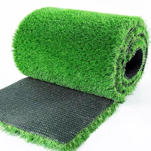 Premium Kunstrasen Terraza 20M(65.6FT) Rasenteppich Rollrasen Höhe des Flors 20mm Für Innen/außen Kunstgras-Teppich(Size:2M(6.56FT))