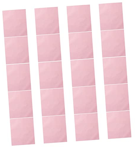 LIFKOME Pink Striped Food Grade Wax Paper Oil Absorbing Snack Packing Paper 50 Sheets Food Wrap for Cake Roll Sandwich Baking