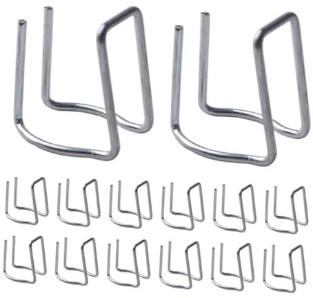 PHENOFICE 50 Stück Sonnenschutznetz-Clips Wiederverwendbare Metallclips rutschfeste Netzbefestigungsclips Garten