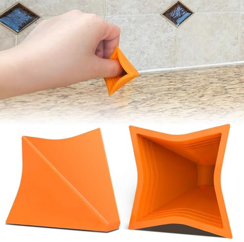 2 PCS Silicone Seam Tools, Caulk Finishing Tool Set, Silicone Remover Kit, Reusable Caulking Applicator Sealant Finishing Tool for Kitchen Bathroom Floor Sink Joint