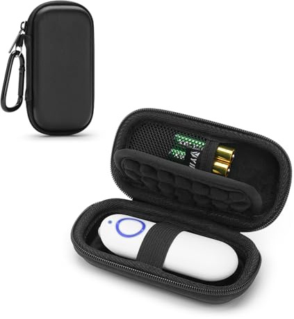 Hartschalenkoffer für Beurer BR 60/BR 90/Beurer BR 10/Beurer Max Deep Black Insektenstichheiler Mückenstich Hitzestift, Tragbare Reisetasche (Schwarz)