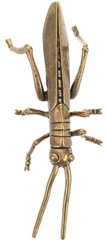 TOYANDONA Messingfigur Insekt Gartenornament Messingdekoration Gartendekoration Für Draußen Statue Tierfigur Blumentopf-ornament Insektentischdekoration
