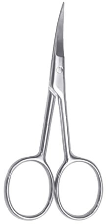 Yazhuq Ciseaux à ongles incurvés en acier inoxydable pour manucure, pédicure, toilettage, ciseaux pour soins des ongles professionnels des doigts et des orteils