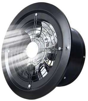 Ventilatore da pavimento, ventilatore di ventilazione 30 * 30 cm, ventilatore di scarico a condotto incorporato con elevata aspirazione per cucina e bagno, potente ventilatore di ventilazion