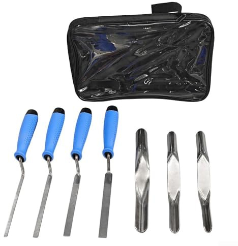 Cazzuola per stuccatura, 7 pezzi, puntatore per intonacatura, puntatore per cemento, strumenti per sigillare piastrelle