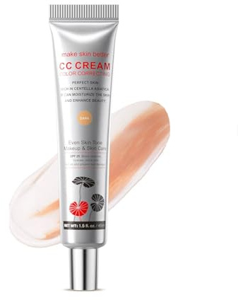 CC Cream Foundation - Crème CC coréenne changeant de couleur avec SPF 25, Fond de couverture complète et Crème hydratant pour la peau uniforme (#2, 62g)