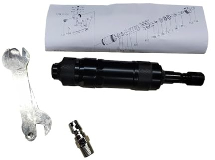 URPIZY Ponceuse rotative droite, polisseuse pneumatique 1/4 pour la maison, le jardin et l'atelier