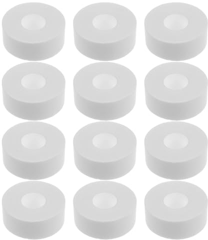 HOODANCOS 12rouleaux Protéctions de Col Invisibles Anti-transpiration Blancs Jetables et Autocollants