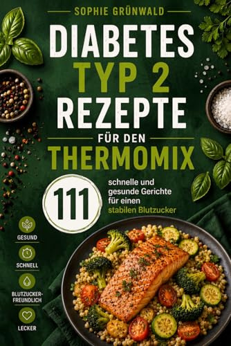 Diabetes Typ 2 Rezepte für den Thermomix: 111 schnelle und gesunde Gerichte für einen stabilen Blutzucker