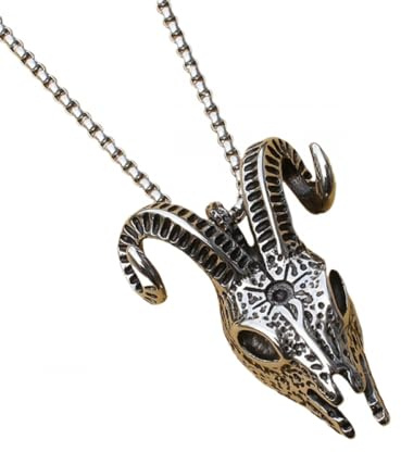 TABOJS Nordisk hip-hop street mode trend pirat run yxa av skalle personlighet trend skalle heligt svärd mörk drake fighter flygande drake falk halsband flera alternativ