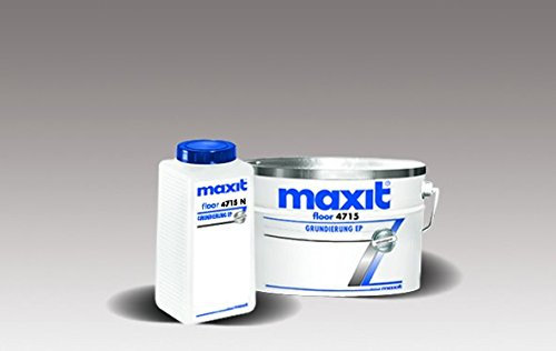maxit floor 4715 N EP primaire - primaire époxy | 1 kg | apprêt transparent en résine époxy pour empêcher la pénétration de l'humidité | résine d'apprêt et mortier sans solvant | rapide