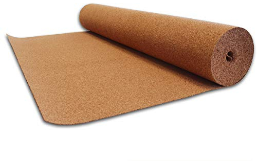 10 m² 2mm Qualitäts Trittschalldämmung Rollenkork / Trittschallkork Tepcor® - Stärke 2mm - 10 m² Rolle - TOPSELLER (10 m²)