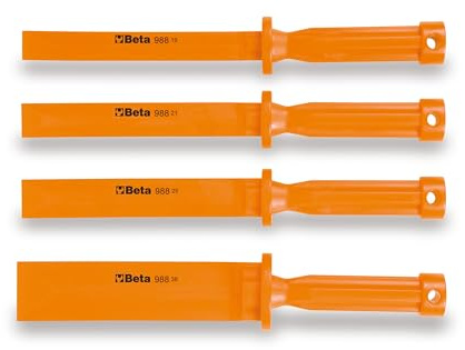 Beta 988/K4 Lot de 4 résistant aux rayures Plastique Plat burins
