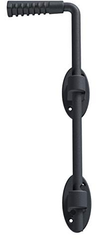 Alberts 207106 Bodenschieber Ovado | verzinkt, graphitgrau kunststoffbeschichtet | Größe 400 x 16 mm