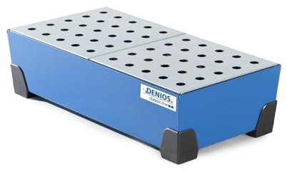 Kleingebindewanne classic-line aus Stahl, lackiert, m. verzinktem Lochblech, 40 Liter, 774x392x200