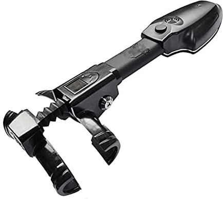 Lenkradschloss Diebstahlsicherung Lenkradschloss Autoverriegelung, Alarm Einziehbares Auto-Diebstahlsicherheits-T-Schloss, Solarenergie-Lenkradschloss, Alarmschloss, mit 2 Schlüsseln