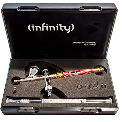 Harder & Steenbeck GIRALDEZ Infinity CR Plus 129514 - Pistola de aerógrafo 2 en 1