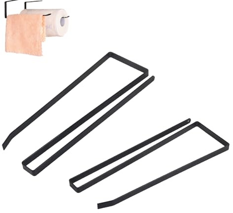 2 Pezzi Sotto Portavagamera Con Clip, Supporto Per Asciugamano Di Carta Appeso in Acciaio Inossidabile Dispenser Rotellino Per Rotoli Per Il Bagno Della Cucina