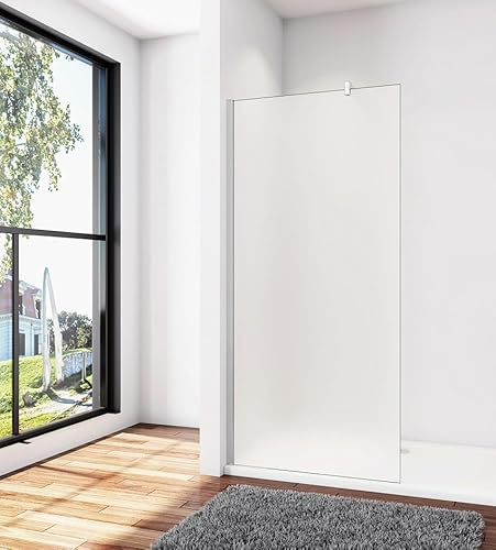 Aica Sanitär Duschabtrennung Walk in Glas Duschwand 10mm Nano Glas Seitenwand,H200cm,70cm
