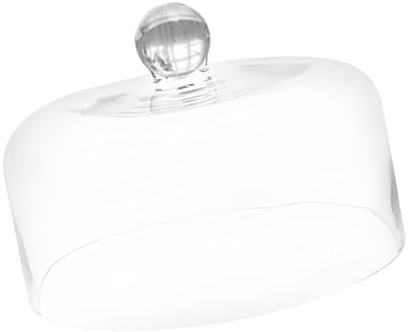 Sharplace Transparente Tortenglocke, Servierglocke, transparent, dekorativ, Speiseglocke, Tortenglocke, Deckel für Servierplatte, Tortenständer, Tortenteller, S