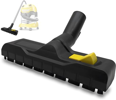 Brosse Aspirateur pour Kärcher WD2、WD3 、WD4 、WD4 、WD5、 WD6 、Tête de brosse de sol commutable pour aspirateur sec et humide