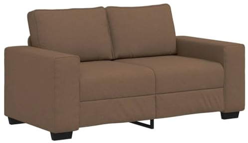vidaXL 2-Sitzer-Sofa Braun 160x77x82 cm Stoff
