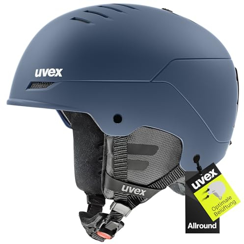 uvex Wanted, verstellbarer Ski- & Snowboardhelm mit verschließbarem Belüftungssystem für Damen & Herren
