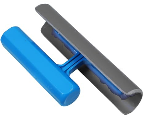 SHINEOFI Trowel per Progetti di Costruzione e Ristrutturazione in ABS Impugnatura Tubolare Blu, Sagomatore Curvo Presa Confortevole per Calcestruzzo per Bordi