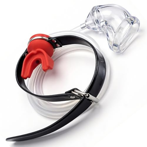 Silikon Knebel Sex SM Frau Mundspreizer,BDSM Urinal Maske Gagball Mouth Gag