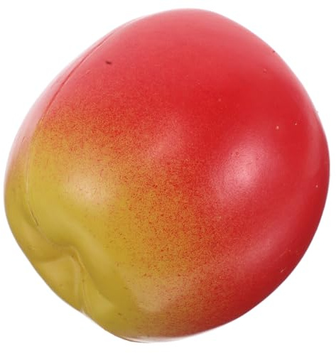 Hohopeti Maracas en Plastique Abs Rouge Forme Fruit Réaliste pour Bébé et Garçon et Filles, Jouet Musical Éducatif Design Bac à Sable, pour Maison et Maternelle