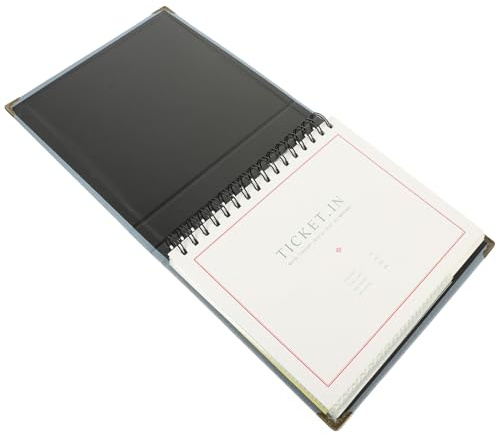 WOONEKY Álbum de Colección de Tickets Resistente para Fotos Entradas y Recibos Almacenamiento Práctico para Recuerdos y Tarjetas Libro Organizador Multiuso