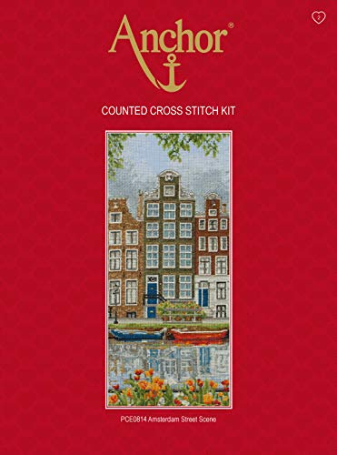 Anchor Kreuzstich-Set Amsterdamer Szene, Zählmuster
