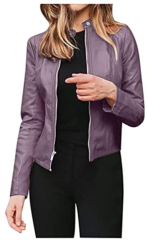 Cocila Giacca Ragazza 12 Anni Top Da Donna Casual Con Cerniera Intera, Colletto Alla Coreana, Manica Lunga, Cardigan Corto, Giacca Sottile Guanti Montagna Felpe Pile Montagna Donna