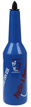 Foemey Flair - Shaker da barista per bar, pub, bottiglia di vino e cocktail, colore: blu