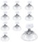 10 Pièces Ventouses Avec Vis,Ventouse Pare Soleil Ventouses Transparentes Ventouse Plaque Immatriculation Ventouses Sans Crochets,Ventousesde Fixation pour Verre,Carrelage,Murales-25mm