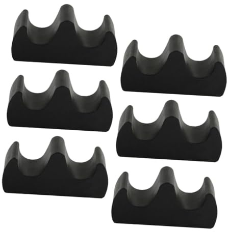NUOBESTY 6pcs Plastic Brush Rest Calligraphy Brush Pen Holder for Desk Organization for Calligraphy and Painting Practice