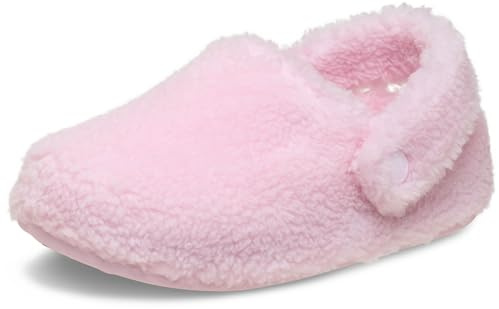 Crocs Unisexe Enfant Classic Cozzzy Slipper K Chaussures à enfiler, Pink Milk, 33/34 EU