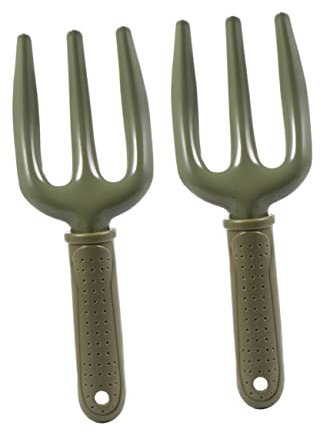 BESTonZON 2pezzi da Diserbo Manuale in e PE Attrezzo da Giardinaggio Piccolo per e Verdure Manico in Legno Antiscivolo