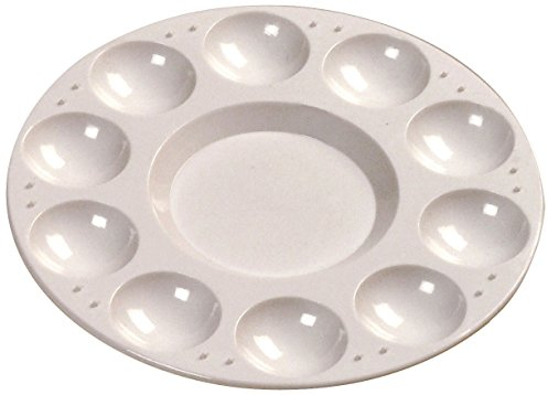 Lefranc Bourgeois Paint 10 Mulden Rund Kunststoff Palette Weiß